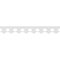 Ekena Millwork Columbia Architectural Grade PVC Running Trim, 6"H x 5/8"P x 48"L RUNP06X0625X48CLM - alternate 6